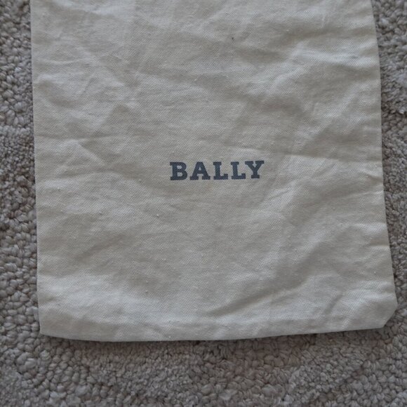 Set of 3 Bally Shoe Purse Dust Bag Drawstring 14”x 7” Beige - Picture 4 of 7